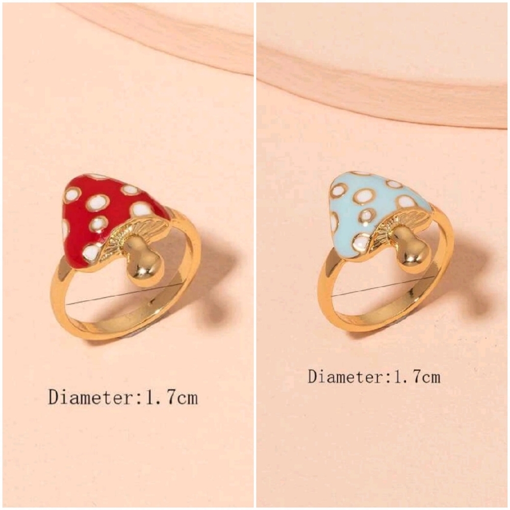 2 Mushroom Rings - Picture 4 of 4